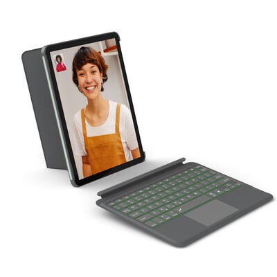 Apple iPad 10.2 2021 (9.Generation) Wiwu Combo Led Lighted Magnetic Stand Keyboard Case - 2
