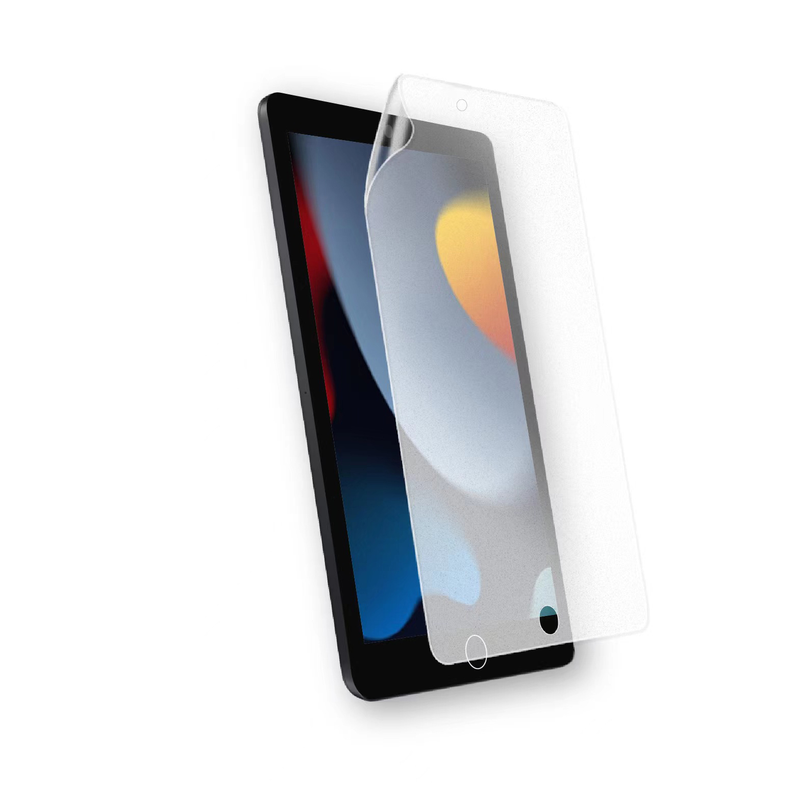 iPad 10.2 2021 (9.Nesil) Kağıt Hisli Mat Uyumlu Davin Paper Like Tablet Ekran Koruyucu-Renksiz