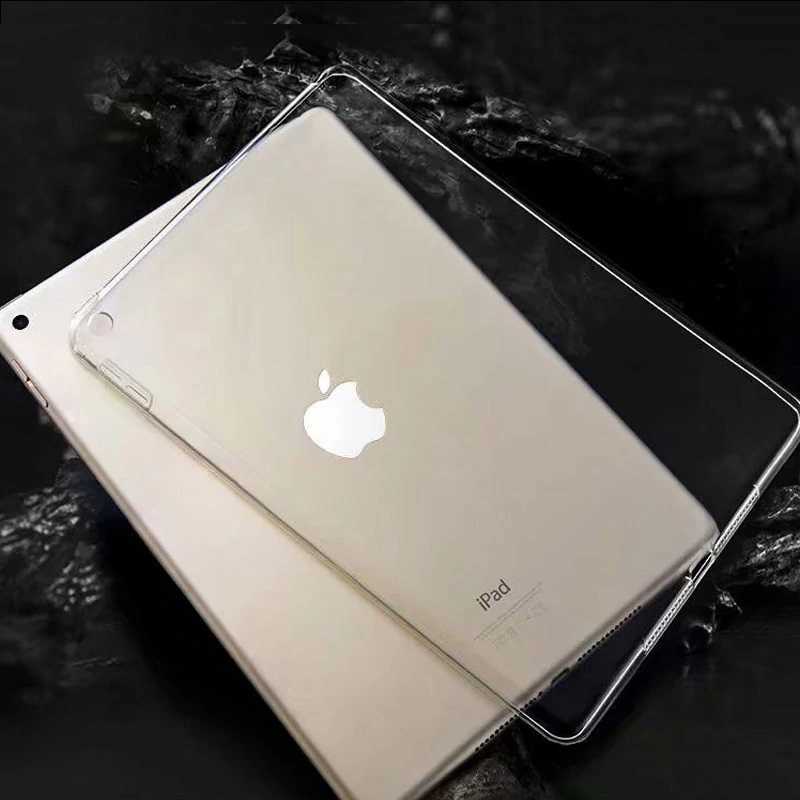 Apple iPad 10.2 2021 (9.Nesil) Kılıf Zore Tablet Süper Silikon Kapak - Renksiz
