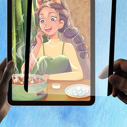 Apple iPad 10.2 2021 (9.Nesil) Wiwu Removable Mıknatıslı Ekran Koruyucu - Thumbnail