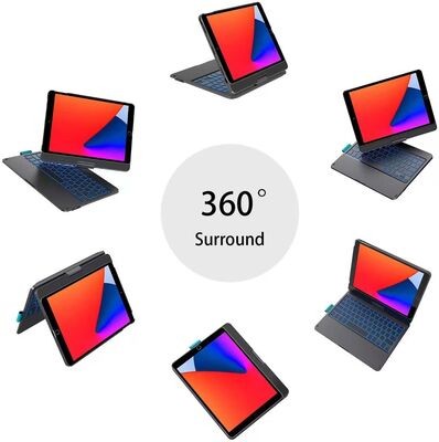 Apple iPad 10.2 2021 (9.Generation) Wiwu Waltz Wireless Rotatable Keyboard - 3