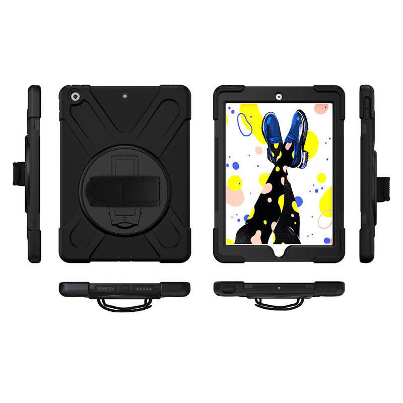 Apple iPad 10.2 2021 (9.Nesil) Zore Defender Tablet Silikon - Siyah