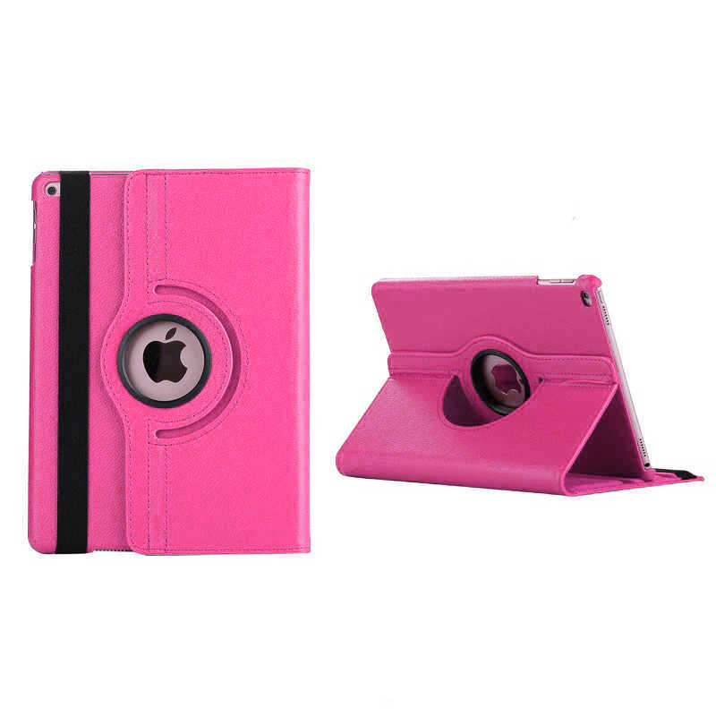 Apple iPad 10.2 2021 (9.Nesil) Zore Dönebilen Standlı Kılıf - Pembe