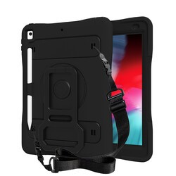 Apple iPad 10.2 2021 (9.Generation) Zore New Generation with Pen Compartment Defender Tablet Silicon - 1