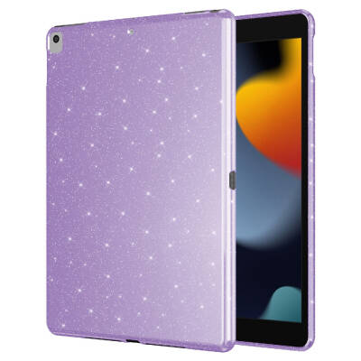 Apple iPad 10.2 2021 (9th Generation) Glitter Shiny Appearance Zore Tablet Koton Case - 6