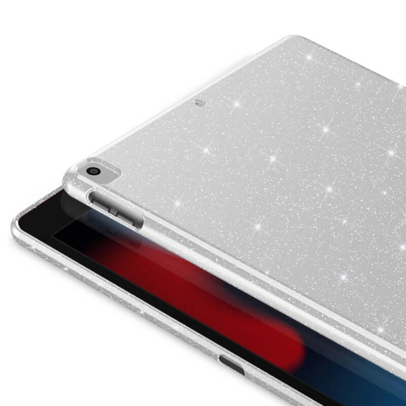 Apple iPad 10.2 2021 (9th Generation) Glitter Shiny Appearance Zore Tablet Koton Case - 4