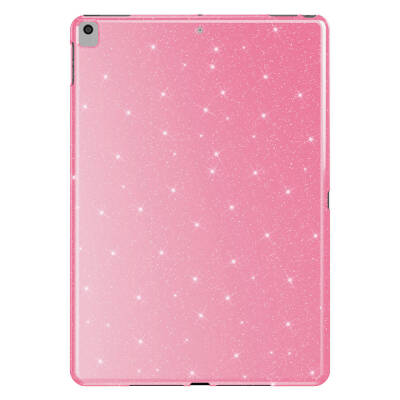 Apple iPad 10.2 2021 (9th Generation) Glitter Shiny Appearance Zore Tablet Koton Case Pink