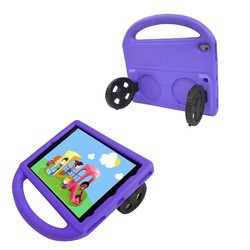 Apple iPad 10.2 (9.Nesil) Zore Wheel Car Stand Tablet Eva Silicon Case - 2
