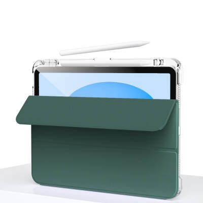 ​Apple iPad 10.9 2022 (10.Nesil) Kılıf Magnetik Ayrılabilen Airbagli Zore Sliding Tablet Kılıfı - 16