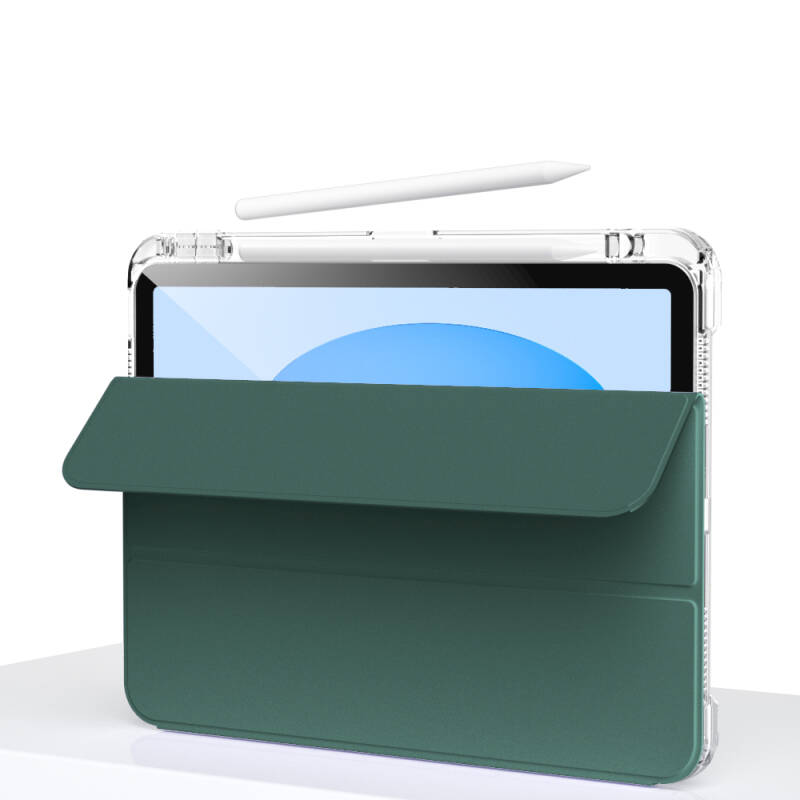 ​Apple iPad 10.9 2022 (10.Nesil) Kılıf Magnetik Ayrılabilen Airbagli Zore Sliding Tablet Kılıfı - 16