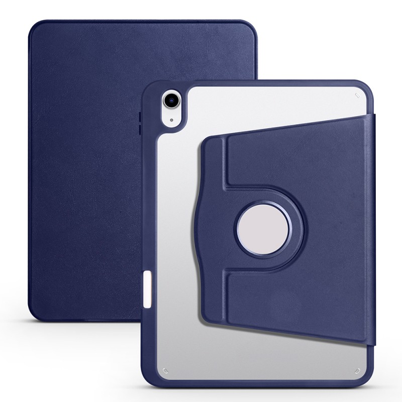Apple iPad 10.9 2022 (10.Nesil) Kılıf Zore Termik Kalem Bölmeli Dönebilen Standlı Kılıf - 3