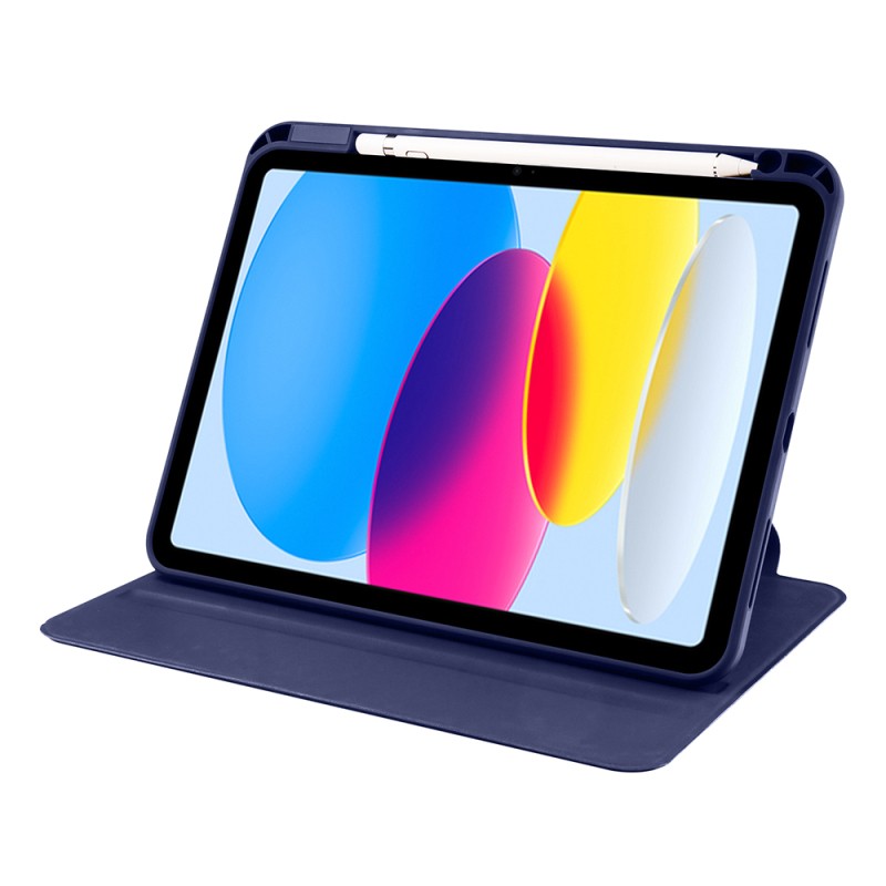 Apple iPad 10.9 2022 (10.Nesil) Kılıf Zore Termik Kalem Bölmeli Dönebilen Standlı Kılıf - 17