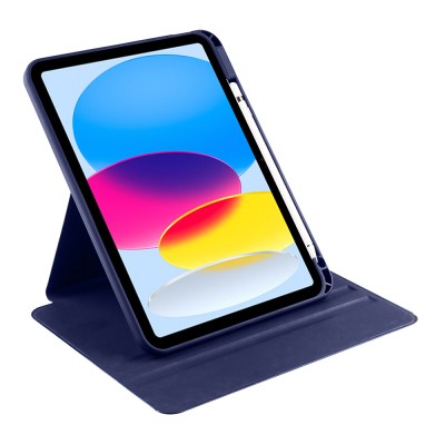 Apple iPad 10.9 2022 (10.Nesil) Kılıf Zore Termik Kalem Bölmeli Dönebilen Standlı Kılıf - 18