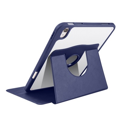Apple iPad 10.9 2022 (10.Nesil) Kılıf Zore Termik Kalem Bölmeli Dönebilen Standlı Kılıf - 21