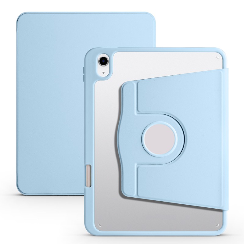 Apple iPad 10.9 2022 (10.Nesil) Kılıf Zore Termik Kalem Bölmeli Dönebilen Standlı Kılıf - 4