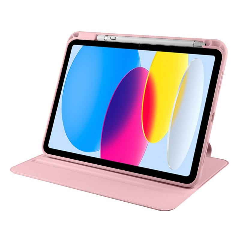 Apple iPad 10.9 2022 (10.Nesil) Kılıf Zore Termik Kalem Bölmeli Dönebilen Standlı Kılıf - 29