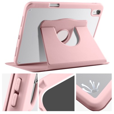 Apple iPad 10.9 2022 (10.Nesil) Kılıf Zore Termik Kalem Bölmeli Dönebilen Standlı Kılıf - 31