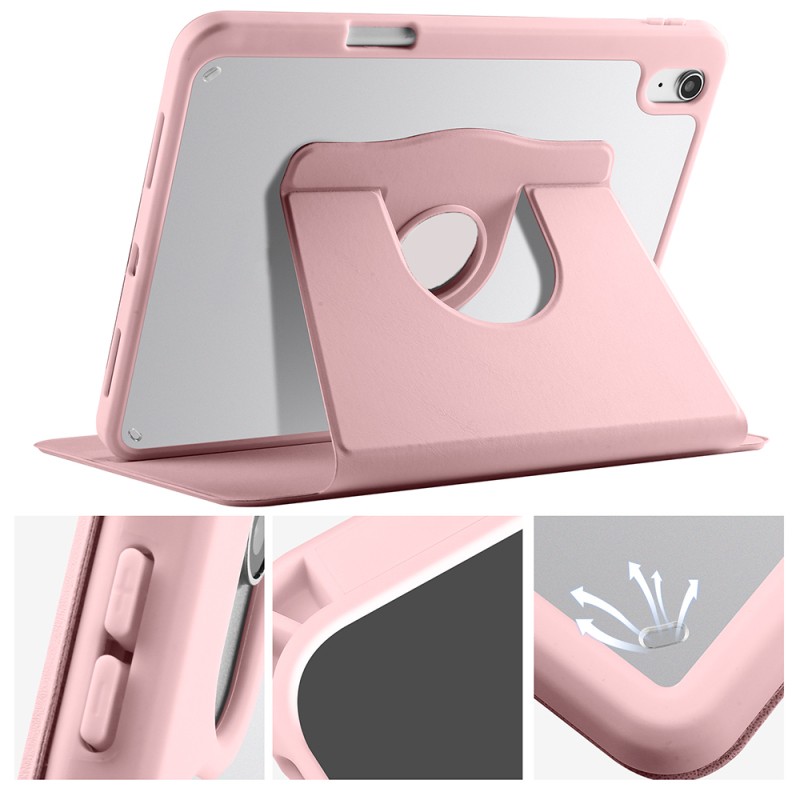 Apple iPad 10.9 2022 (10.Nesil) Kılıf Zore Termik Kalem Bölmeli Dönebilen Standlı Kılıf - 31