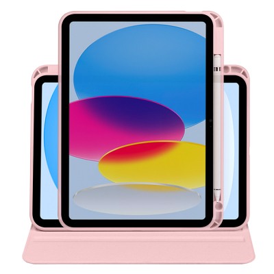 Apple iPad 10.9 2022 (10.Nesil) Kılıf Zore Termik Kalem Bölmeli Dönebilen Standlı Kılıf - 32