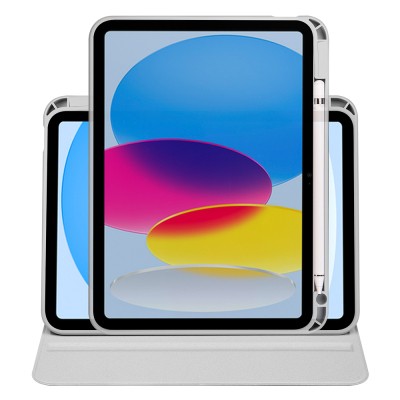 Apple iPad 10.9 2022 (10.Nesil) Kılıf Zore Termik Kalem Bölmeli Dönebilen Standlı Kılıf - 44