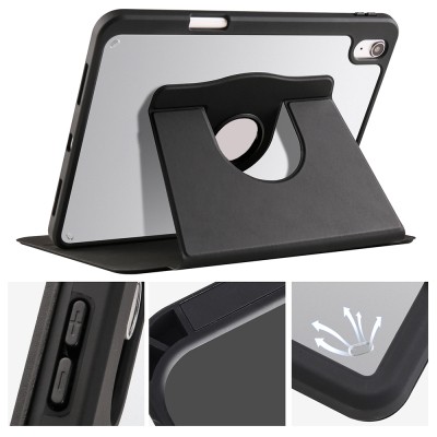 Apple iPad 10.9 2022 (10.Nesil) Kılıf Zore Termik Kalem Bölmeli Dönebilen Standlı Kılıf - 49