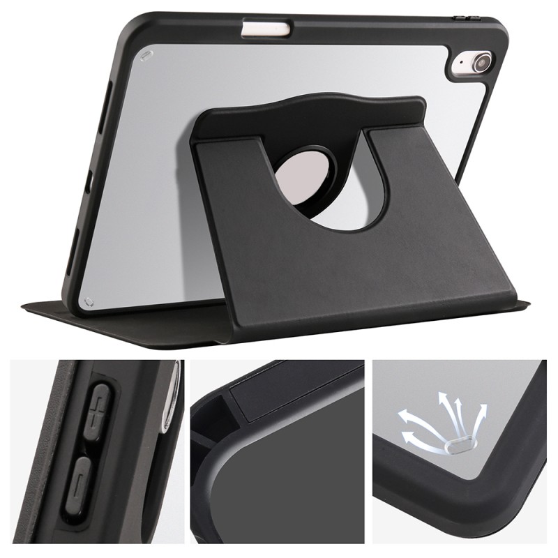 Apple iPad 10.9 2022 (10.Nesil) Kılıf Zore Termik Kalem Bölmeli Dönebilen Standlı Kılıf - 49