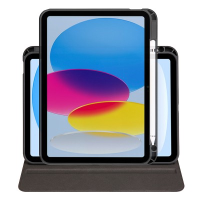 Apple iPad 10.9 2022 (10.Nesil) Kılıf Zore Termik Kalem Bölmeli Dönebilen Standlı Kılıf - 50