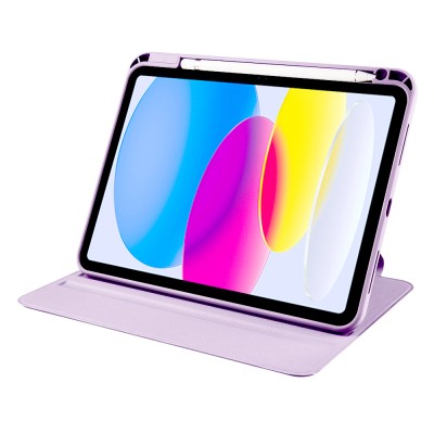 Apple iPad 10.9 2022 (10.Nesil) Kılıf Zore Termik Kalem Bölmeli Dönebilen Standlı Kılıf - 53