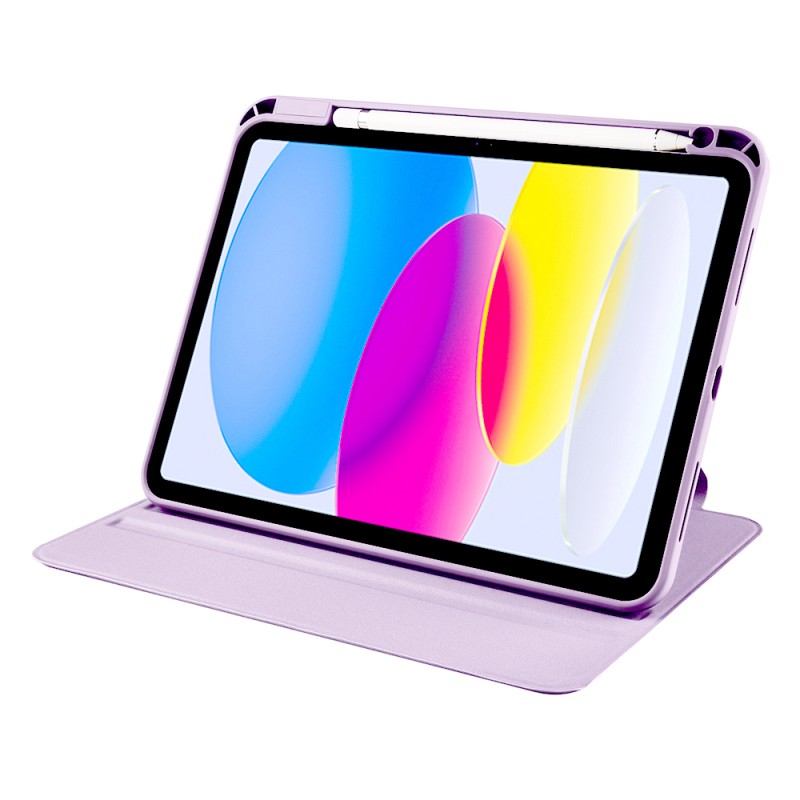Apple iPad 10.9 2022 (10.Nesil) Kılıf Zore Termik Kalem Bölmeli Dönebilen Standlı Kılıf - 53