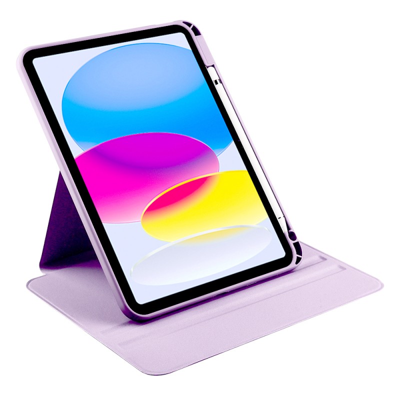 Apple iPad 10.9 2022 (10.Nesil) Kılıf Zore Termik Kalem Bölmeli Dönebilen Standlı Kılıf - 54