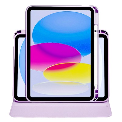 Apple iPad 10.9 2022 (10.Nesil) Kılıf Zore Termik Kalem Bölmeli Dönebilen Standlı Kılıf - 56