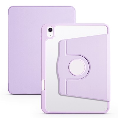 Apple iPad 10.9 2022 (10.Nesil) Kılıf Zore Termik Kalem Bölmeli Dönebilen Standlı Kılıf - 9
