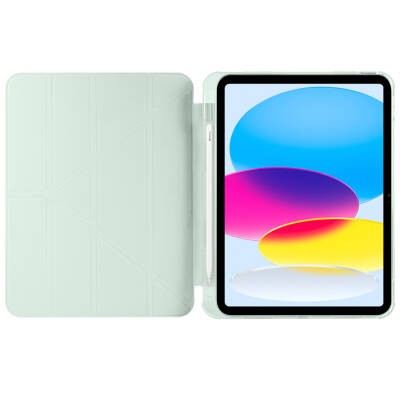 Apple iPad 10.9 2022 (10.Nesil) Kılıf Zore Tri Folding Kalem Bölmeli Standlı Kılıf - 24