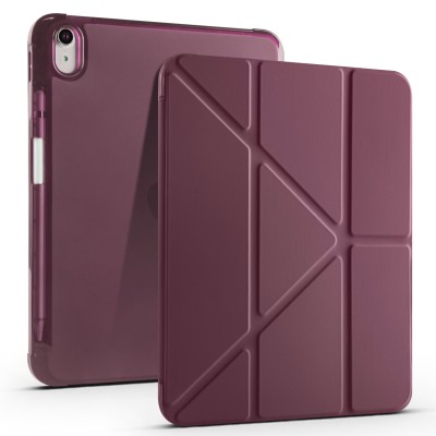Apple iPad 10.9 2022 (10.Nesil) Kılıf Zore Tri Folding Kalem Bölmeli Standlı Kılıf - 9