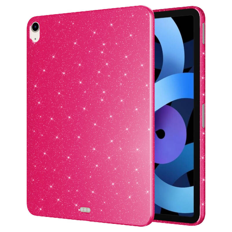 Apple iPad 10.9 2022 (10.Nesil) Simli Parlak Görünümlü Zore Tablet Koton Kılıf - 7