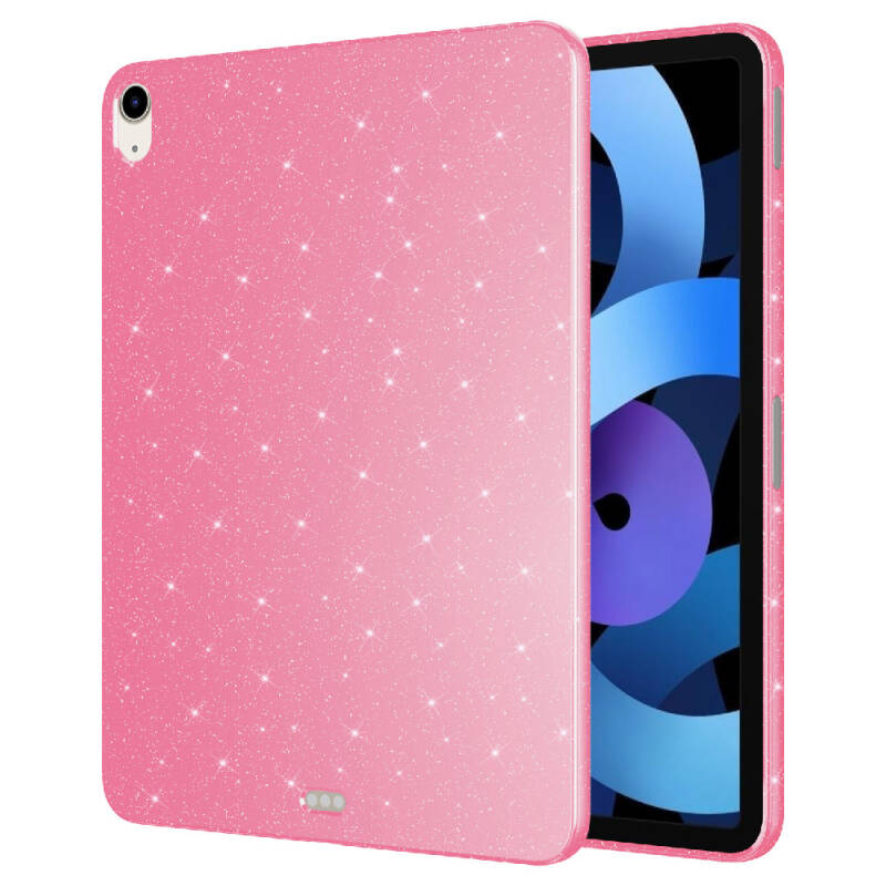 Apple iPad 10.9 2022 (10.Nesil) Simli Parlak Görünümlü Zore Tablet Koton Kılıf - 4