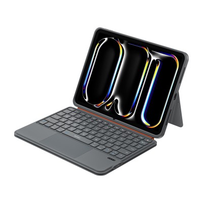 Apple iPad 10.9 2022 (10.Nesil) Wiwu MK-005 Combo 3in1 Kalem Bölmeli Klavyeli Standlı Kılıf - 2