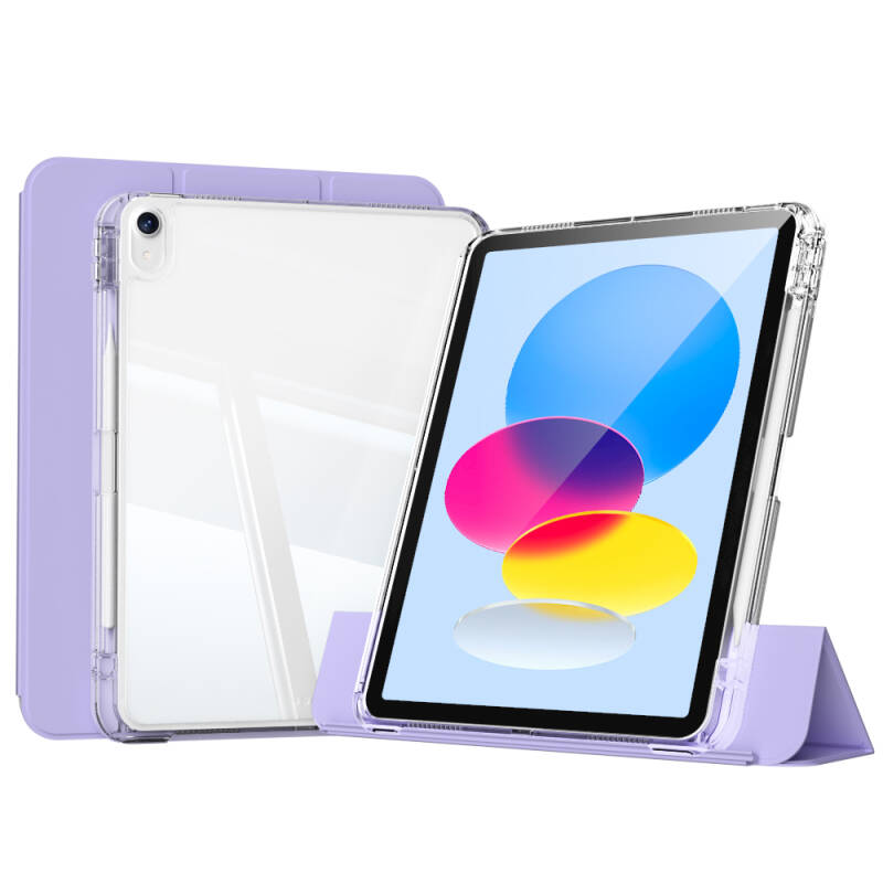 ​Apple iPad 10.9 2022 (10th Generation) Case Magnetic Detachable Airbag Zore Sliding Tablet Case  - 6