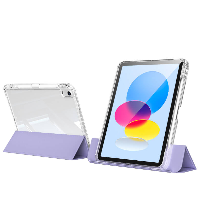 ​Apple iPad 10.9 2022 (10th Generation) Case Magnetic Detachable Airbag Zore Sliding Tablet Case  - 12