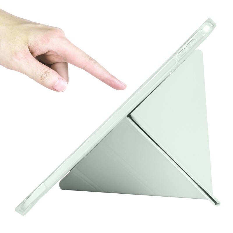 Apple iPad 10.9 2022 (10th Generation) Case Zore Tri Folding Stand Case with Pen Compartment - 33