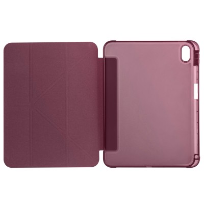 Apple iPad 10.9 2022 (10th Generation) Case Zore Tri Folding Stand Case with Pen Compartment - 12