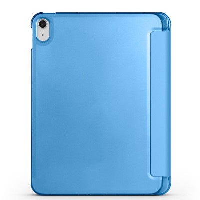 Apple iPad 10.9 2022 (10th Generation) Zore Smart Cover 1-1 Case with Pen Compartment Stand - 22