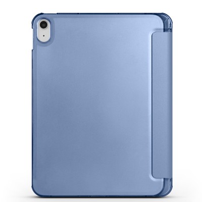 Apple iPad 10.9 2022 (10th Generation) Zore Smart Cover 1-1 Case with Pen Compartment Stand - 17
