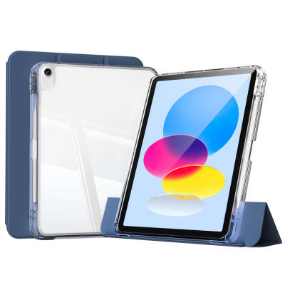 Apple iPad 11.Nesil 2025 Kılıf Magnetik Ayrılabilen Airbagli Zore Sliding Tablet Kılıfı - Zore