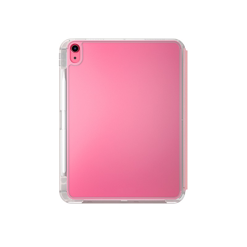 Apple iPad 11.Nesil 2025 Kılıf Skinarma Kalemlikli Arkası Şeffaf Standlı Magnetik Zeta Kılıf - 9