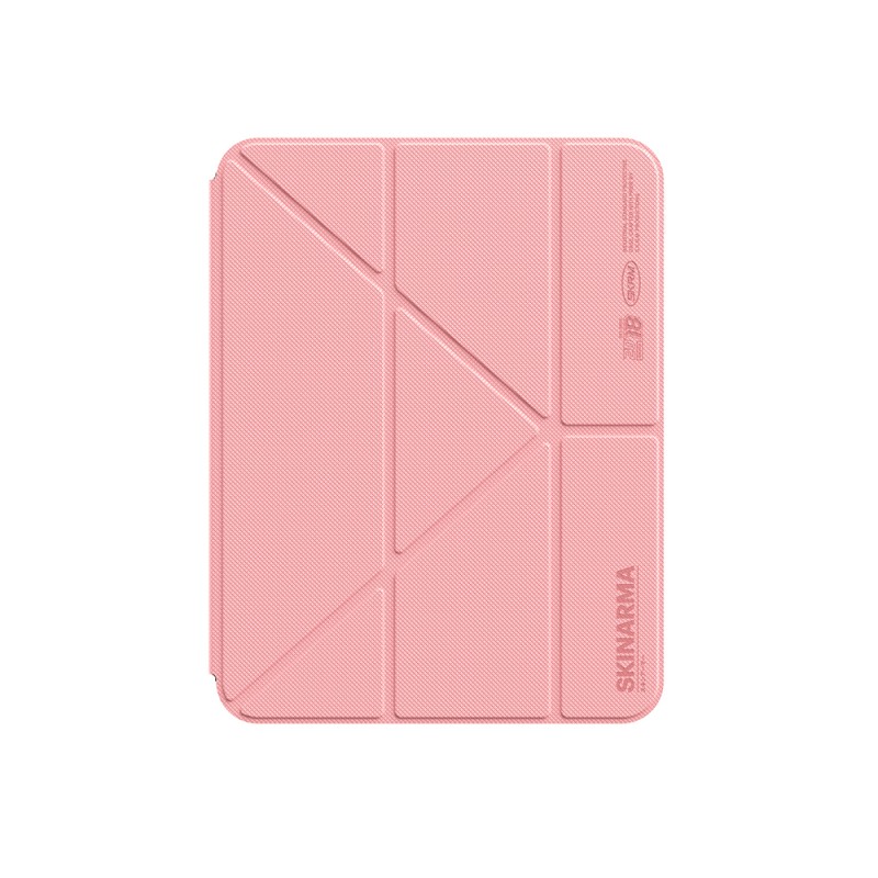 Apple iPad 11.Nesil 2025 Kılıf Skinarma Kalemlikli Arkası Şeffaf Standlı Magnetik Zeta Kılıf - 3