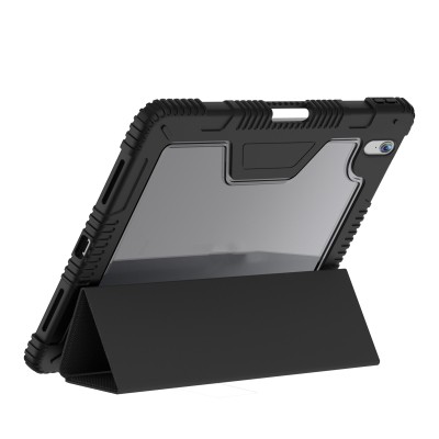 Apple iPad 11th Generation 2025 Raptic Armor Series Airbag Foldable Stand Smart Cover Case - 5