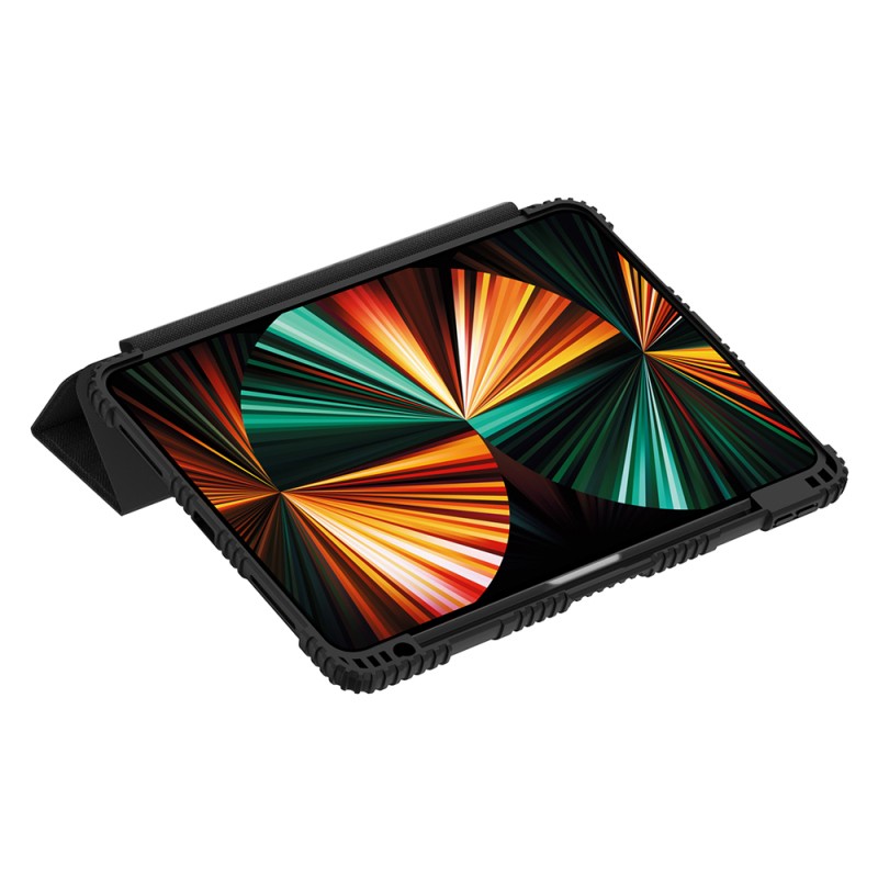 Apple iPad 11th Generation 2025 Raptic Armor Series Airbag Foldable Stand Smart Cover Case - 3
