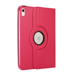 Apple iPad 11th Generation 2025 Zore Rotating Stand Case Dark Pink