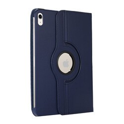 Apple iPad 11th Generation 2025 Zore Rotating Stand Case Navy blue